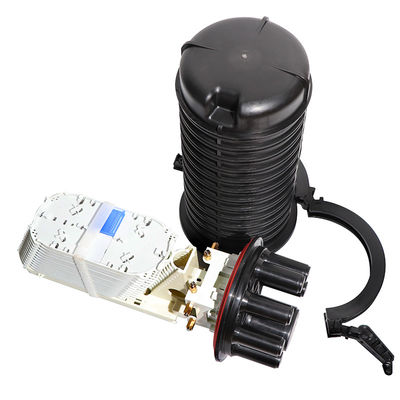 IP68 Fiber Optik Ek Kapatma, Dikey Kubbe Tipli Ortak Kapatma 144 Çekirdek