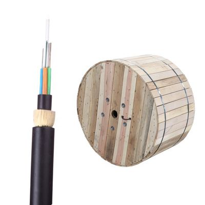 Çift Ceketli 100m Açıklıklı Fiber Optik ADSS Kablosu 48 Çekirdekli Anten