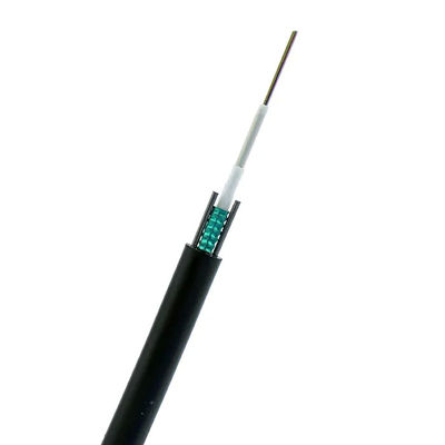 MDPE Kılıflı 7.6mm Çaplı Dış Mekan 2 Çekirdekli Zırhlı Kablo Fiber Optik