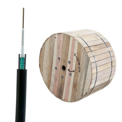 MDPE Kılıflı 7.6mm Çaplı Dış Mekan 2 Çekirdekli Zırhlı Kablo Fiber Optik
