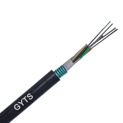 PE Kılıflı Çelik Tel GYTS ile 96 Çekirdekli G652D Fiber Optik Kablo Kordonu