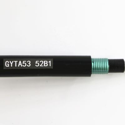 GYTA53 Açık Fiber Optik Kablo 12 Çekirdek, PE Kılıflı APL Çelik Tel