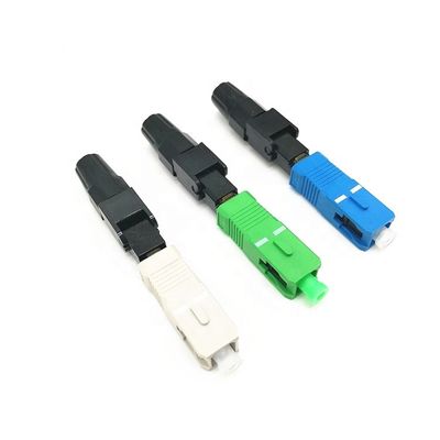 Fiber Optik Bırakma Kablosu İçin Özelleştirilmiş Plastik SC Hızlı Konnektör