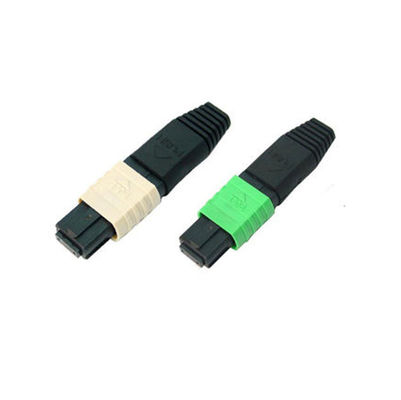 Dişi Erkek 12 Çekirdekli 24 Çekirdekli SM MM Tipi MPO MTP Fiber Optik Konnektör