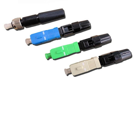 Yama Panelleri İçin Hızlı SC UPC Tek Modlu Fiber Optik Konnektör