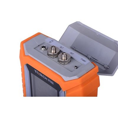 3,5&quot; Ekranlı Turuncu Renkli FTTH Fiber Optik Güç Ölçer Hepsi Bir Arada