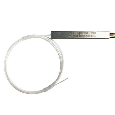 Mini Çelik Boru PLC Fiber Optik Bölücü 1x4 Konnektörsüz 1M OEM