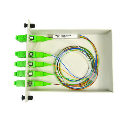 özelleştirilmiş Fiber Optik Bölücü, SC UPC Konnektörlü 1X32 Kaset PLC Bölücü