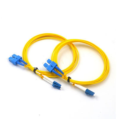 Medya Dönüştürücü Kapalı İçin SC UPC Fiber Optik Kablo Yama Kablosu