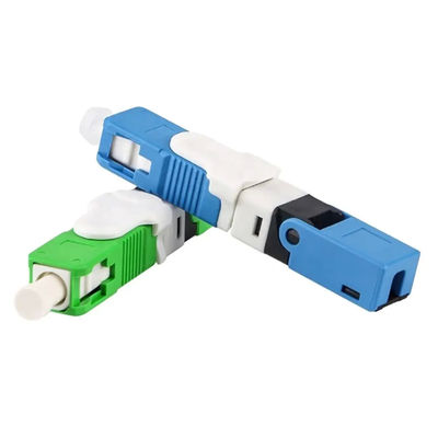 SM SC FC LC Hızlı Fiber Optik Konnektör APC OS1 OS2 Tekli Mod
