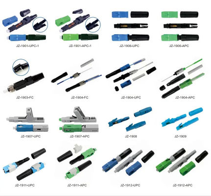 FTTH FTTB FTTX Ağı için SC APC Fusion Splice Fiber Optik Konnektörler