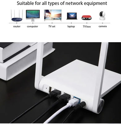 İletişim Ağı için 23Awg Rj45 Ethernet Yama Kablosu Utp Cat6 1M