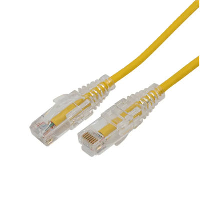 Özelleştirilmiş Cat6A Ethernet Yama Kablosu, 5m 1m Uzunluklu S FTP İnce Yama Kablosu