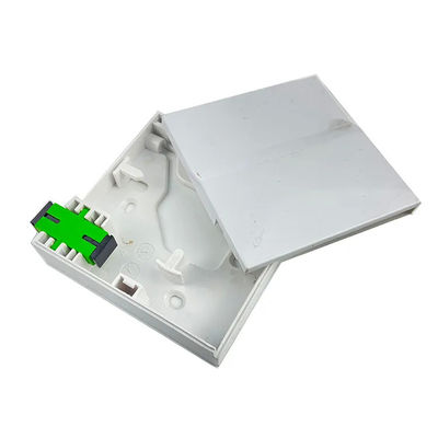 Duvar Soketi İçin Görünmez 1 Çekirdek ABS FTTH Fiber Optik Terminal Kutusu