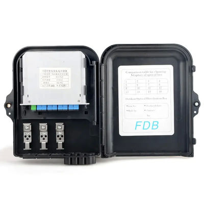 NAP ODP FTB FTTH Kesilmemiş Kablo Fiber Erişimi için 8 Çekirdekli Fiber Optik Terminal Kutusu