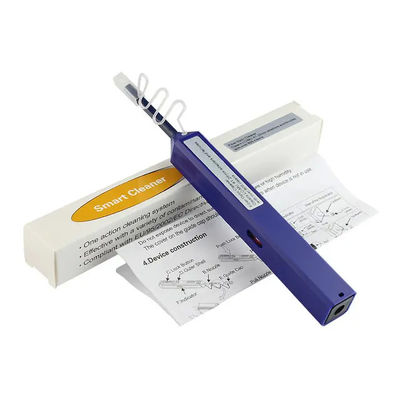 1.25mm Yüksük Fiber Kablo Aksesuarları, LC MU Tek Tıkla Fiber Optik Temizleme Kalemi