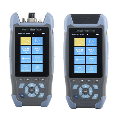 Mini OTDR Fiber Test Cihazları, Dokunmatik Ekranlı 12'si 1 Arada Fiber Optik Reflektometre