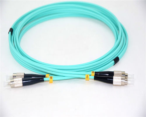 OM3 Fiber Kablo Montajı Fiber Optic Jumpers veya Patchcords 5.0mm