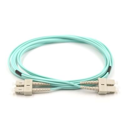 OM3 Fiber Kablo Montajı Fiber Optic Jumpers veya Patchcords 5.0mm