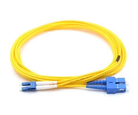 PVC/LSZH OFC Fiber Kablosu Patch Cord Kablosu Özelleştirilmiş 0.9mm/2.0mm