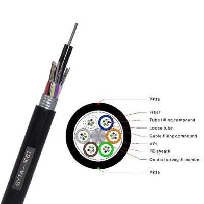 3.0 mm çaplı Dış Fiber Optic Drop Kablosu OM4 Yüksek Hızlı Ağ için