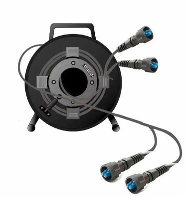 PC Plastik PCD380 Uygulanabilir Taktiksel Fiber Optik Kablo Roller Kırılmaz Boş Kablo Davul Bobini