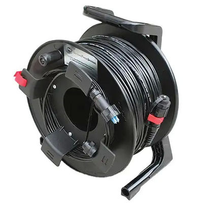 Siyah Dış Kablo Roleri 300M 250M 200M 150M 100m LC'den LC'ye Fiber Patch Cord Uzantı Kablo Bobini