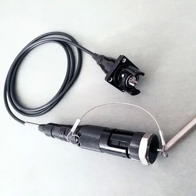 100M 200M 500M uzunluğunda taşınabilir geri çekilebilir fiber optik kablo rulo taktiksel fiber optik yama kablosu